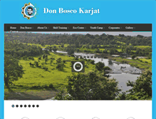 Tablet Screenshot of donboscokarjat.org